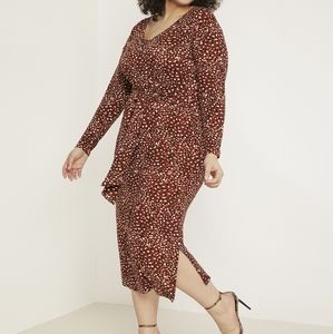 Tie Waist Midi Dress